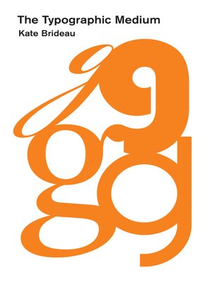 cover image of The Typographic Medium